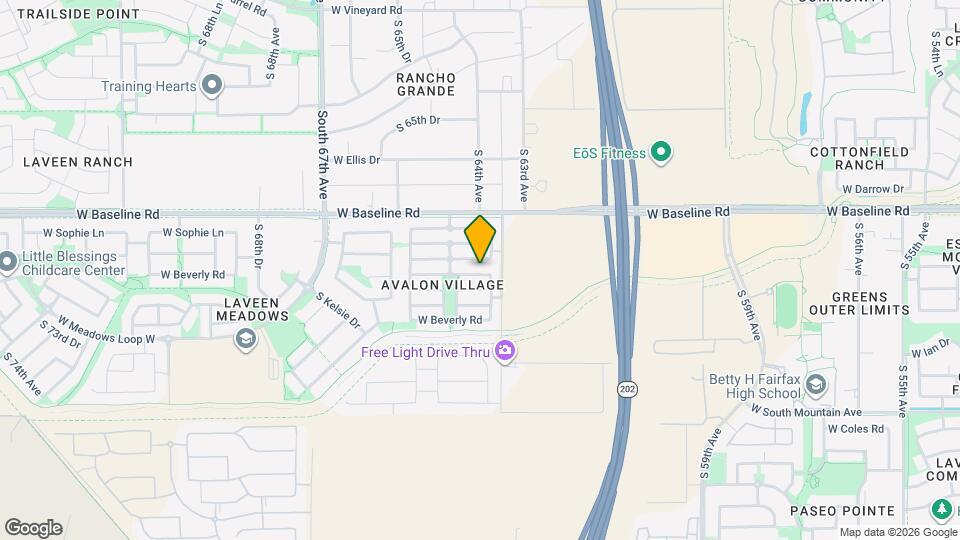 6322 W Constance Way Map and Location Details