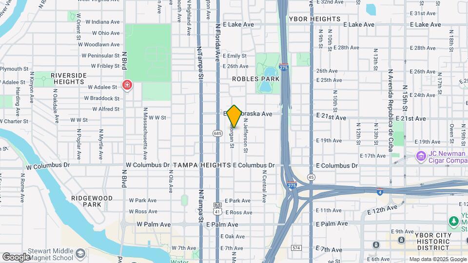 2813 N Morgan St, Unit A Map and Location Details