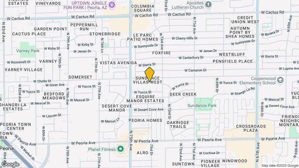 7371 W Greer Ave Map and Location Details