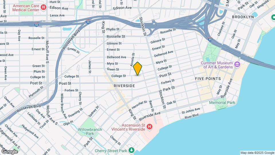 2586 College Street Map and Location Details