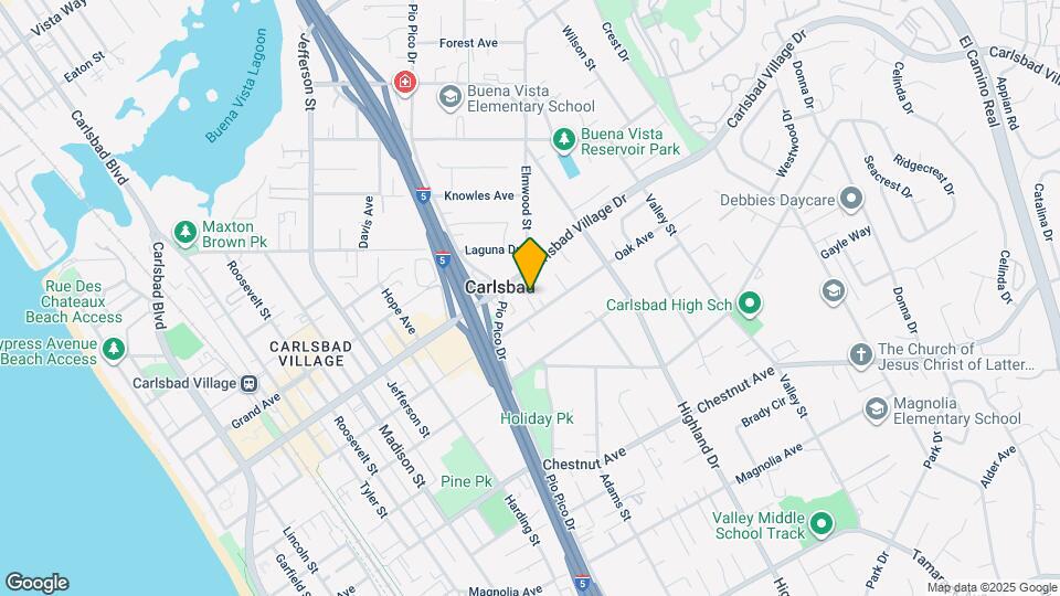 1206 Oak Ave Map and Location Details