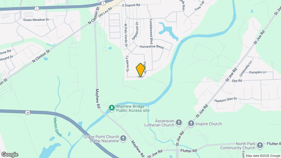 9608 Yuma Dr Map and Location Details