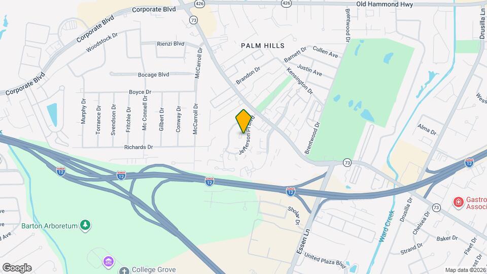 7915 Jefferson Pl Blvd Map and Location Details