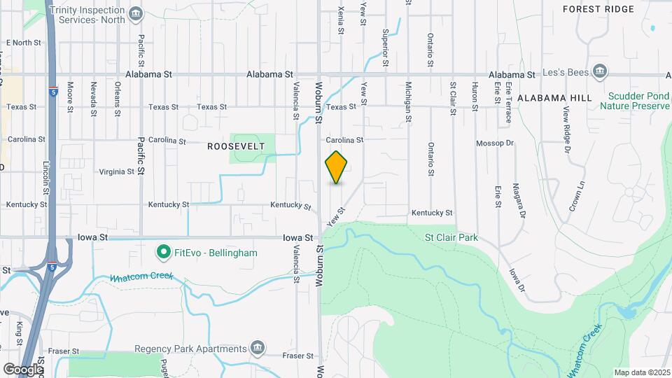 2121 Xenia St, Unit 2121 Map and Location Details