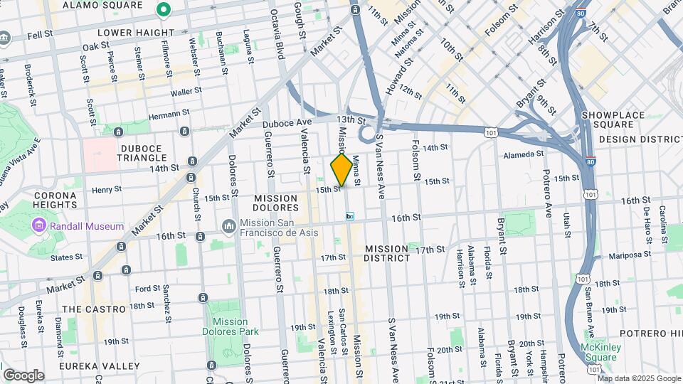 1900 Mission St Map and Location Details