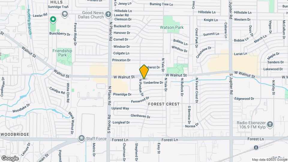 4125 Timberline Dr Map and Location Details