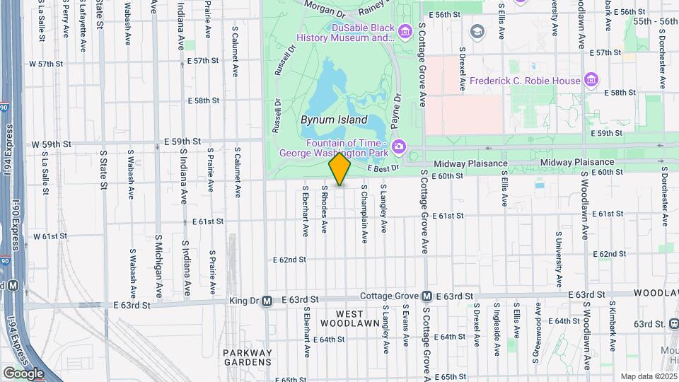 6018 S St Lawrence Ave Map and Location Details