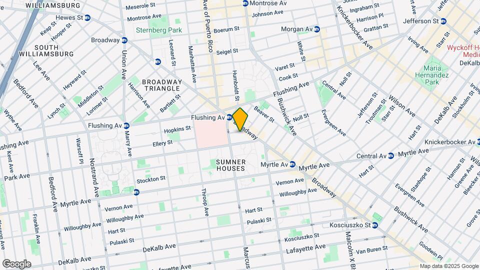 300 Ellery St Map and Location Details