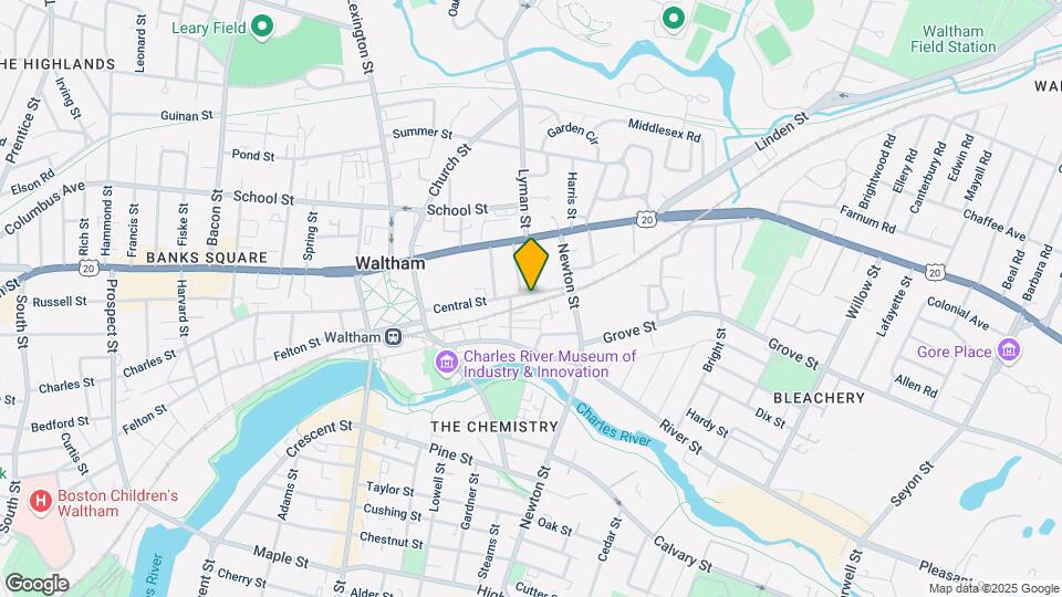 30 Central St, Unit 1 Map and Location Details
