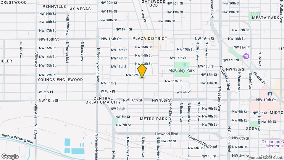 1209 N Indiana Ave Map and Location Details