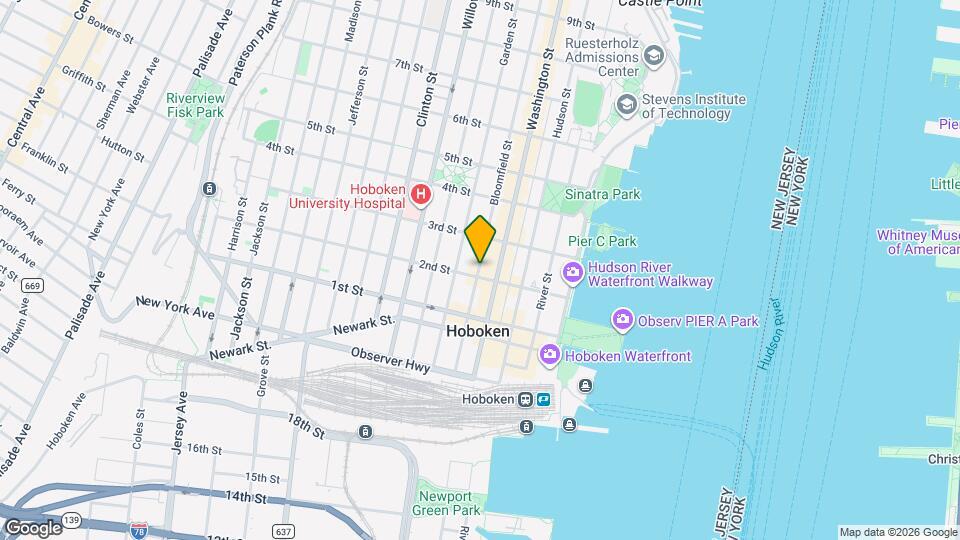 217 Bloomfield St, Unit 101 Map and Location Details