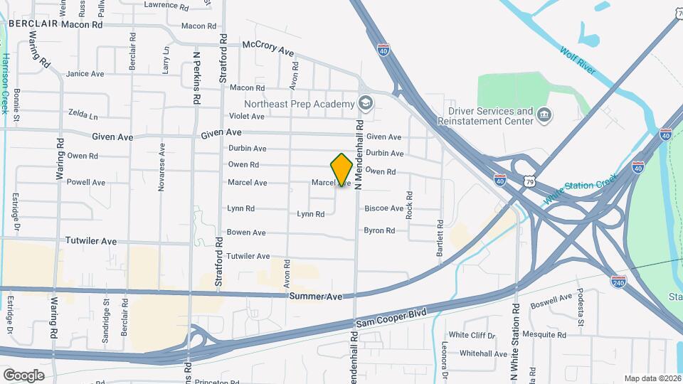 824 Milstead Rd Map and Location Details