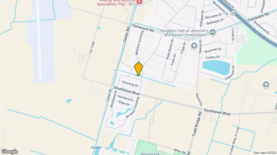 2405 Strickland Dr Map and Location Details