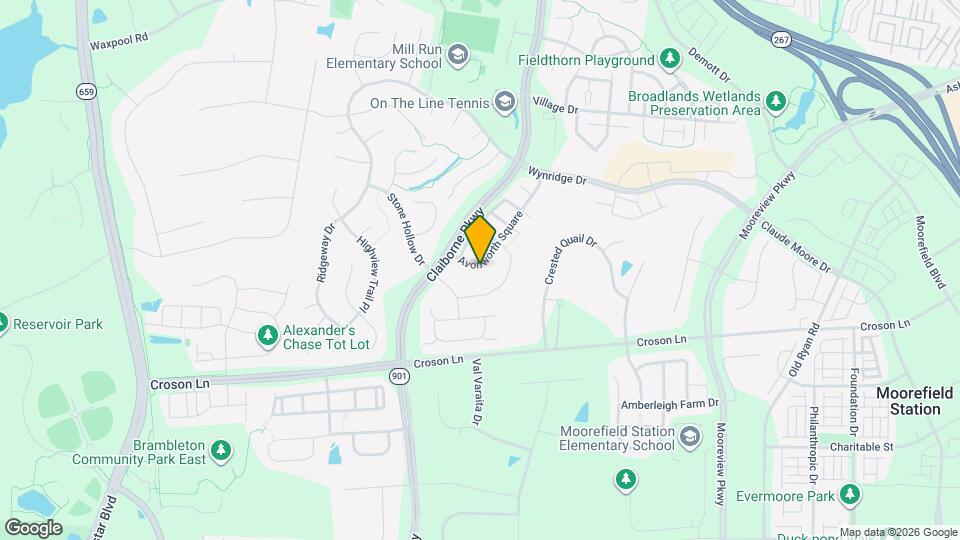 22098 Avonworth Square Map and Location Details