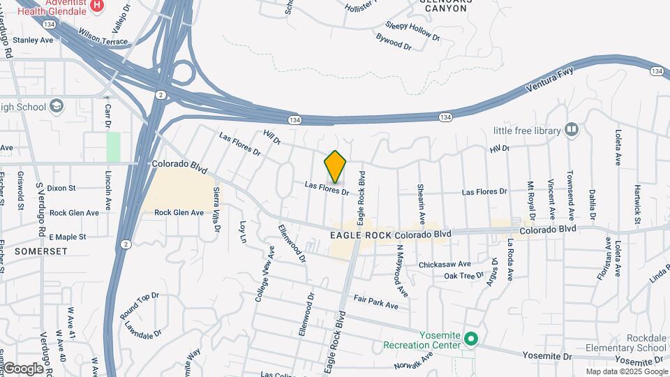 2267 Las Flores Dr Mapa y Detalles de la Ubicación