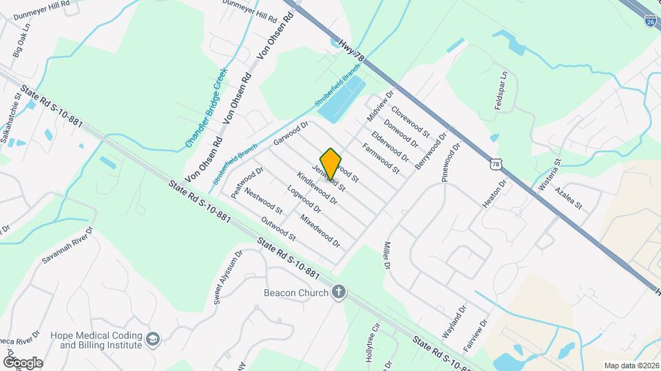 4461 Jenwood St Map and Location Details