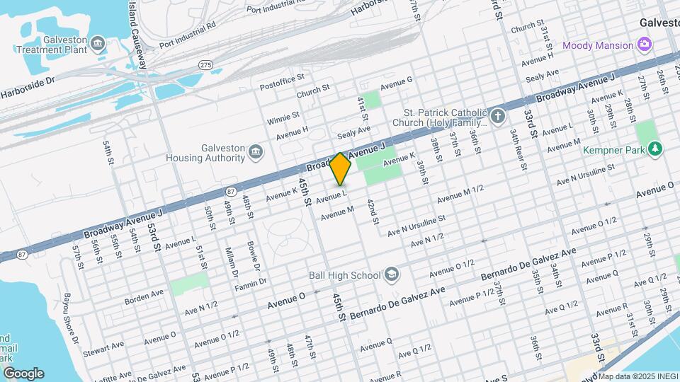 4306 Avenue L Map and Location Details