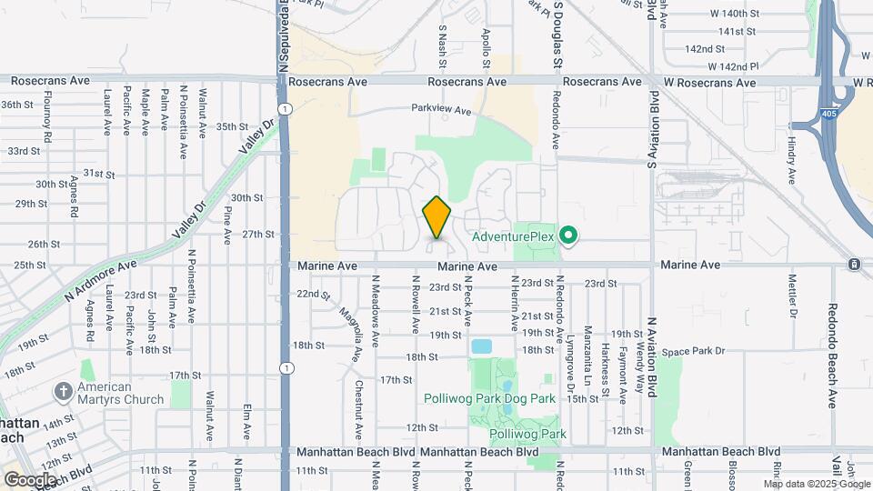 1 Malaga Pl W Map and Location Details