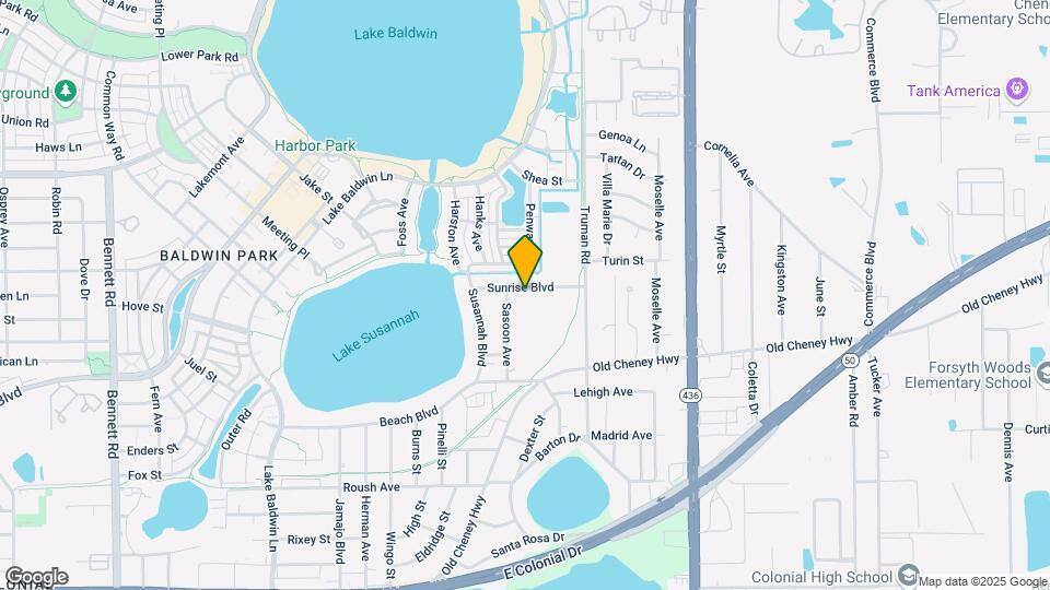 5108 Sunrise Blvd Mapa y Detalles de la Ubicación