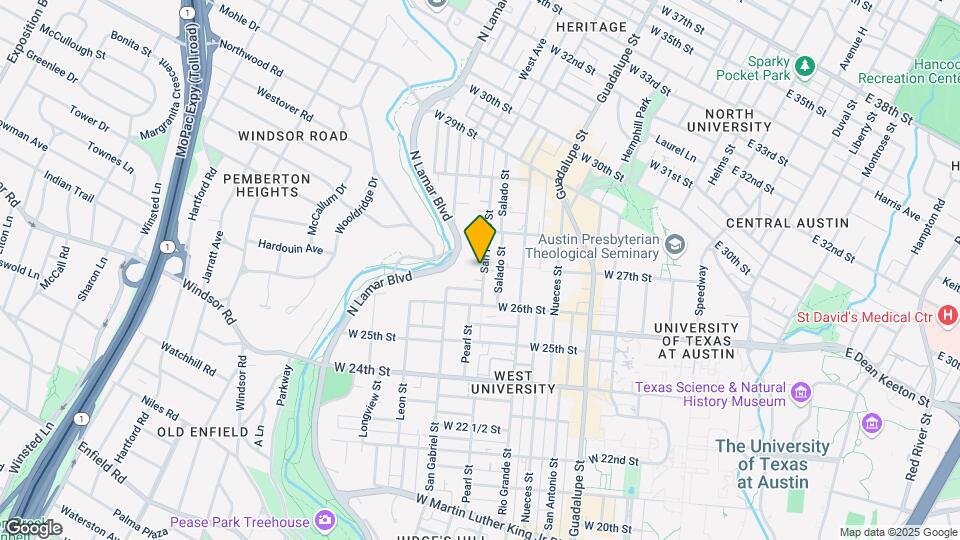 2612 San Pedro St Map and Location Details