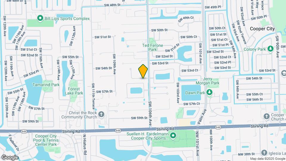 10660 SW 55th St Map and Location Details