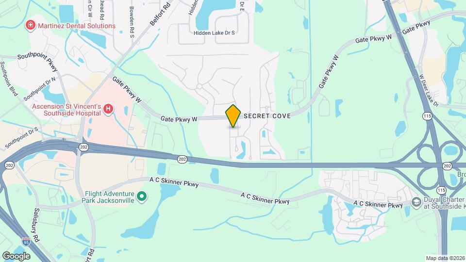 4137 Crownwood Dr Map and Location Details