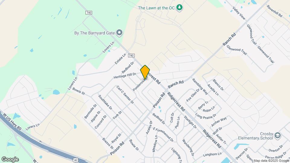 702 Ponderosa Dr Mapa y Detalles de la Ubicación