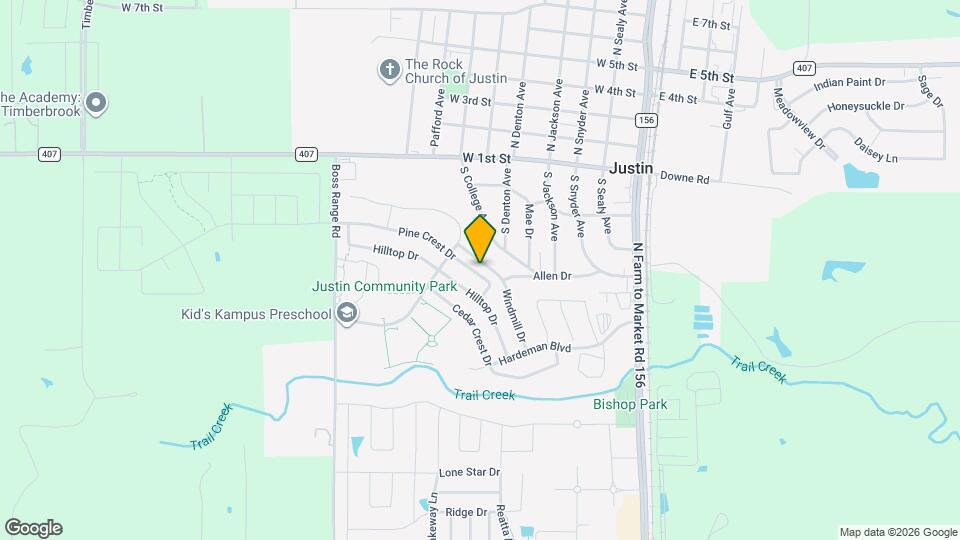 250 Pine Crest Dr Mapa y Detalles de la Ubicación