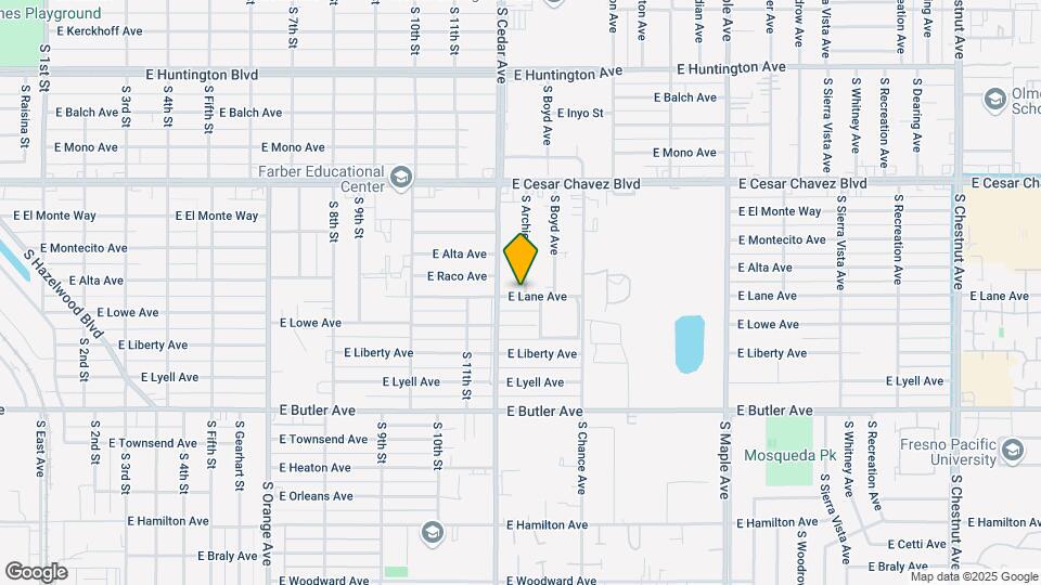 1042 S Archie Ave Mapa y Detalles de la Ubicación