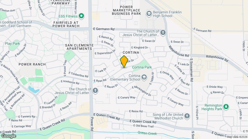 18633 E Ryan Rd Mapa y Detalles de la Ubicación