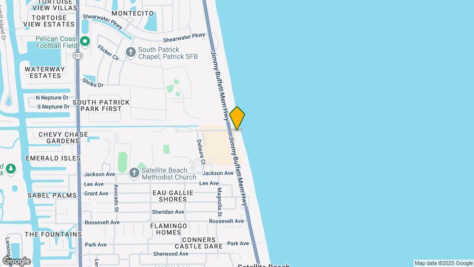 Oceana Oceanfront Condos Map and Location Details