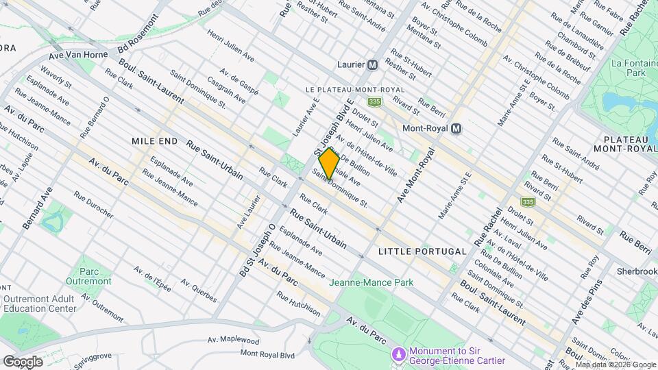 4852 Saint-Dominique Rue Map and Location Details