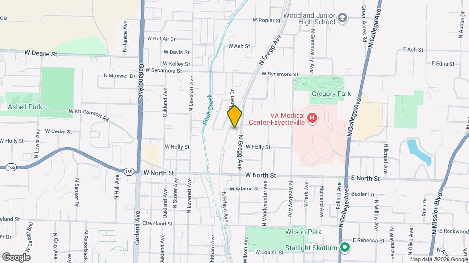 1345 N Hog Trough Dr Map and Location Details