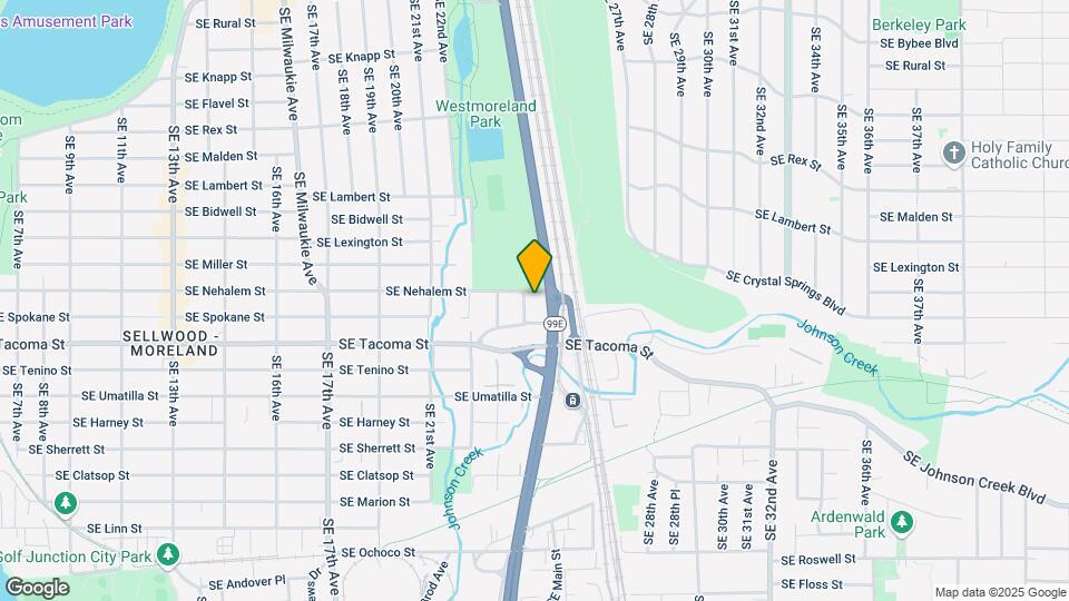 2518 SE Nehalem St Map and Location Details