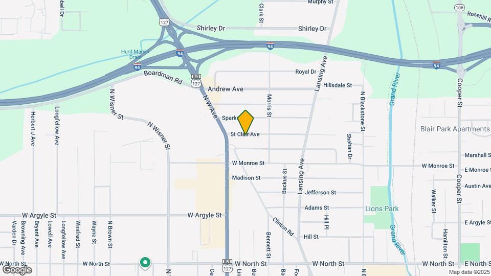 629 St Clair Ave Map and Location Details