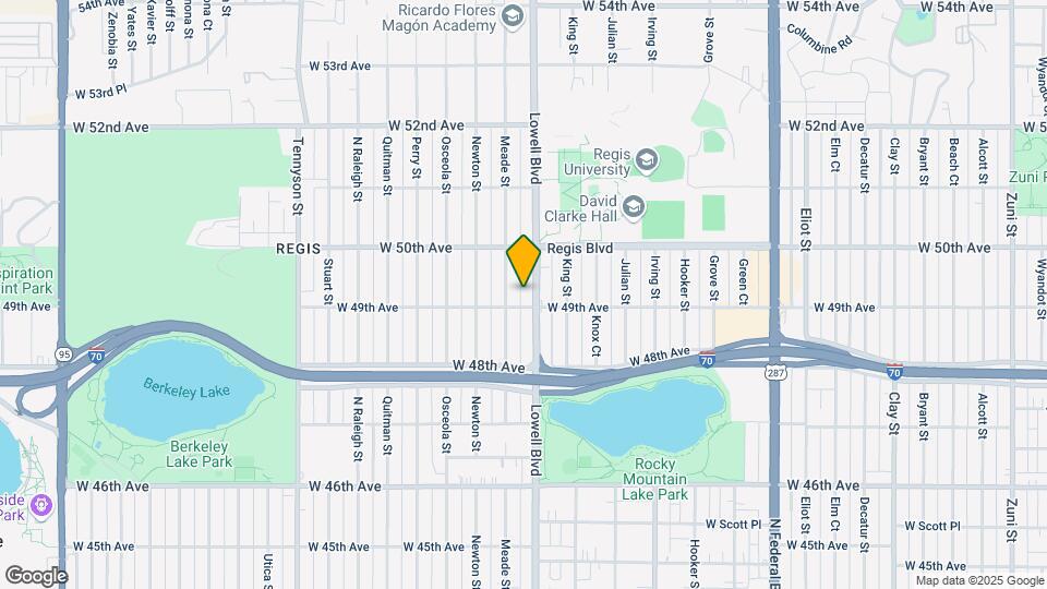 4921 Lowell Blvd Map and Location Details