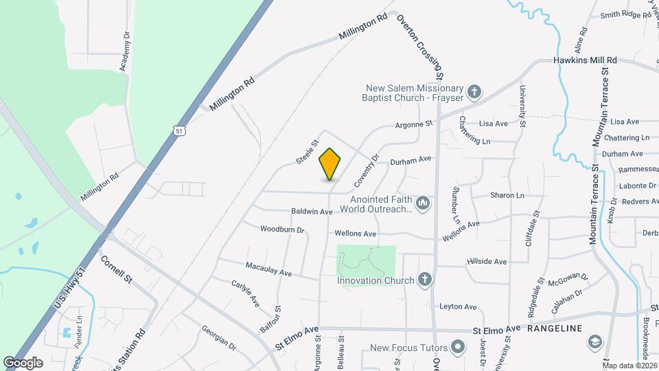 4137 Argonne St Map and Location Details