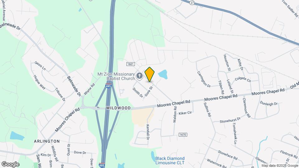 9311 Old Moores Chapel Rd Map and Location Details