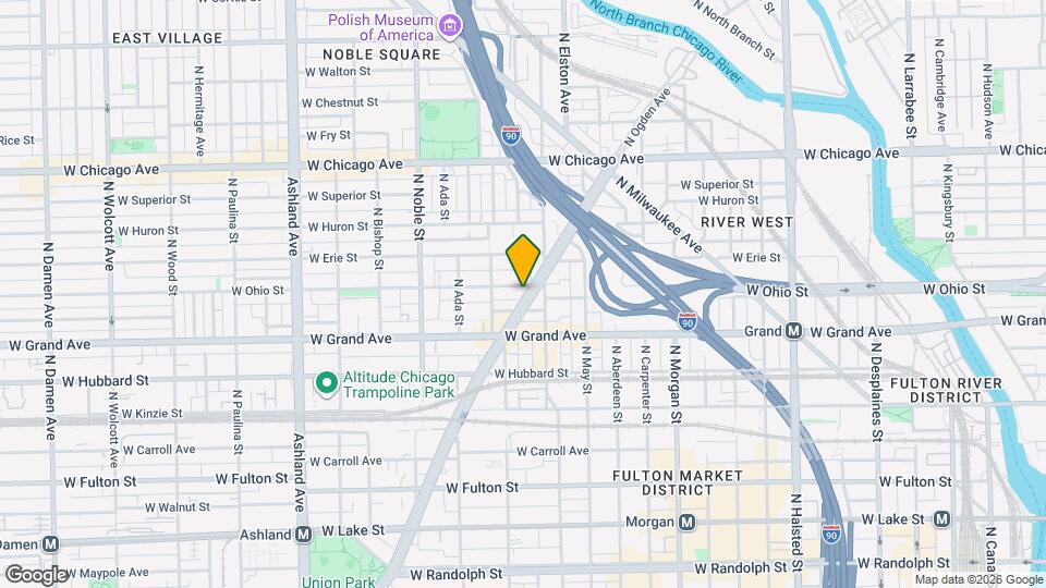 550 N Ogden Ave Map and Location Details