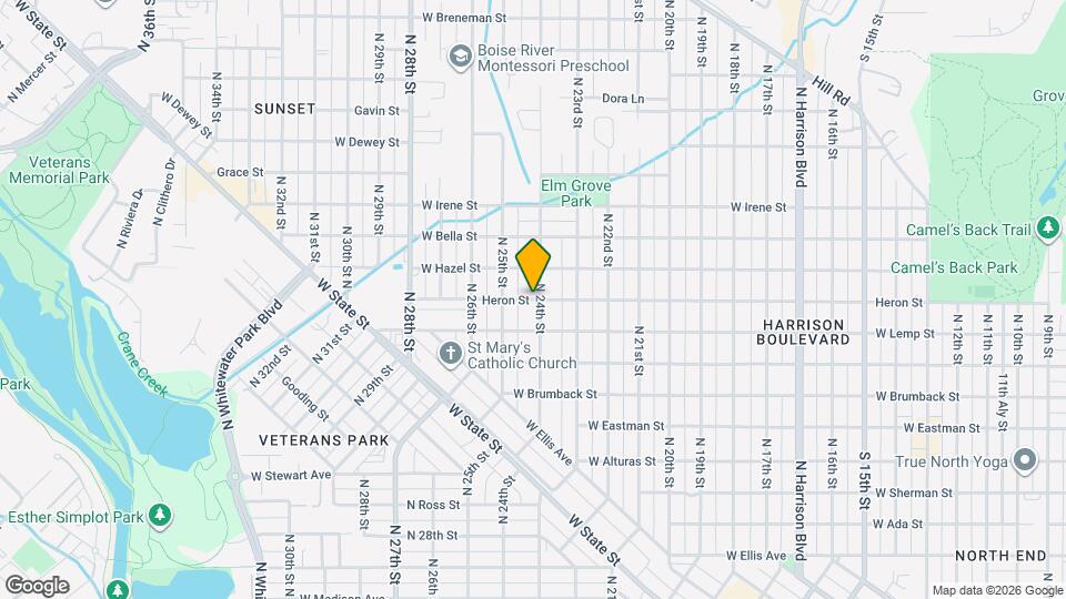 2414 Heron St Map and Location Details