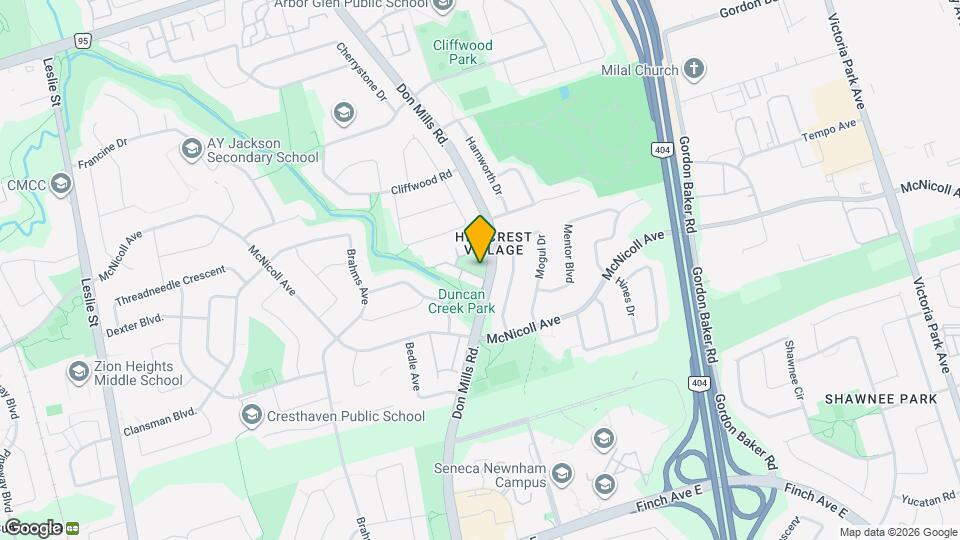 3740 Don Mills Rd. Map and Location Details