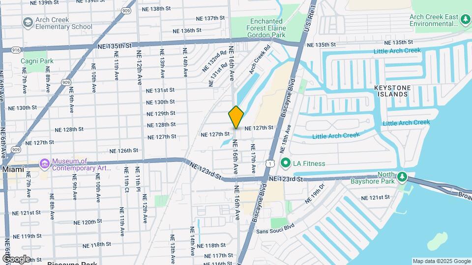 12665 NE 16th Ave Map and Location Details