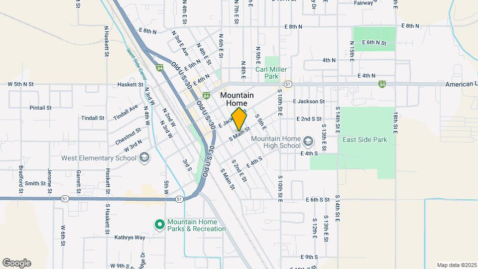 375 S 2nd E St Map and Location Details