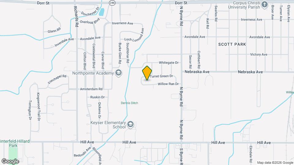 3660 Willow Run Dr Map and Location Details