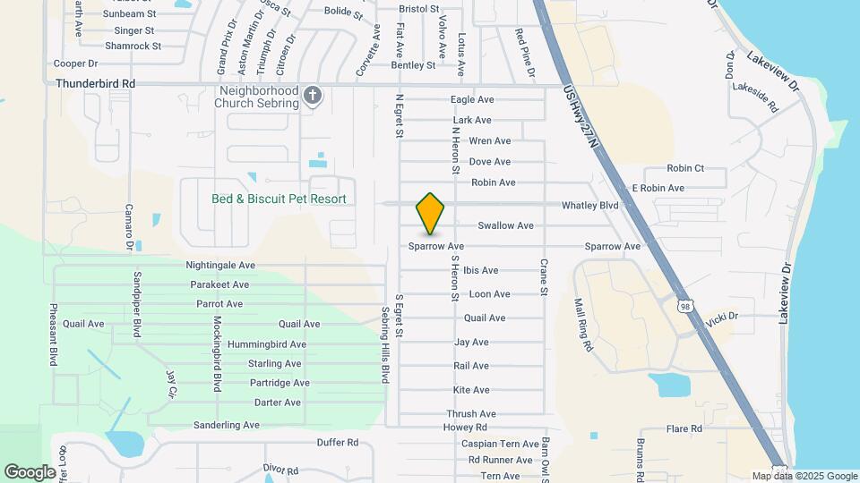 309 Sparrow Ave Map and Location Details