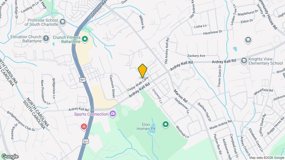 9982 Evergreen Terrace Drive Map and Location Details