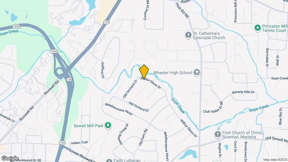 361 Willow Glenn Dr Map and Location Details