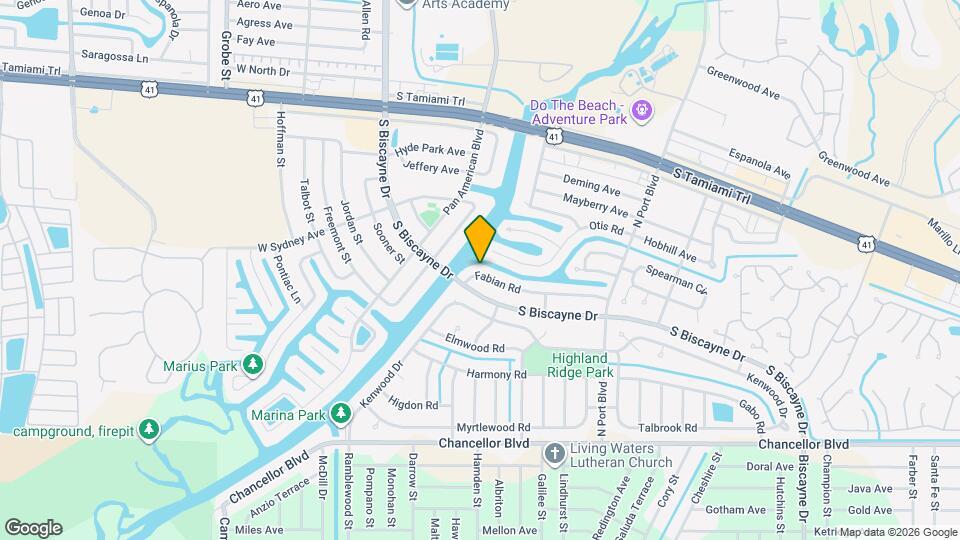 6442 Fabian Rd Mapa y Detalles de la Ubicación