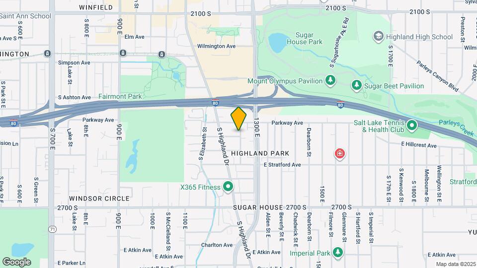 1266 Parkway Ave Map and Location Details