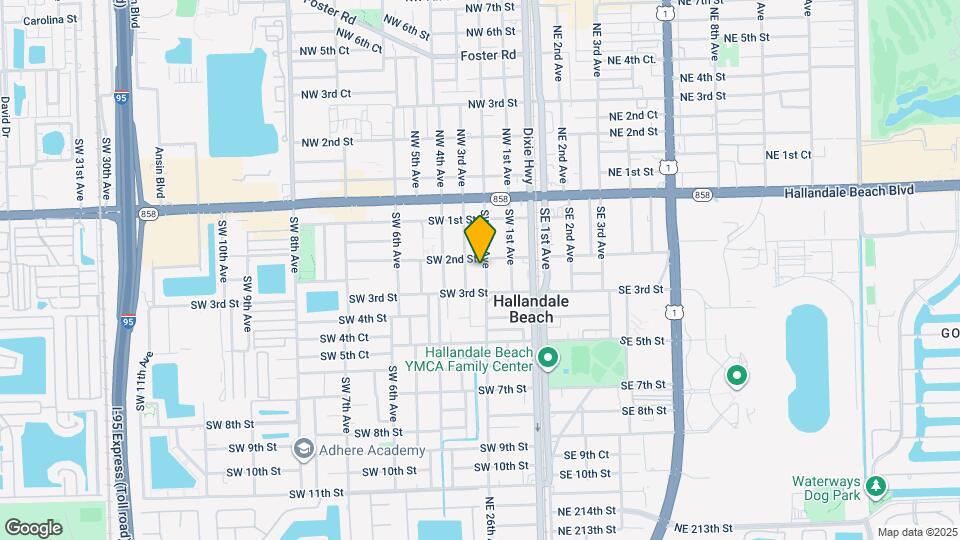 208 SW 2nd Ave Map and Location Details
